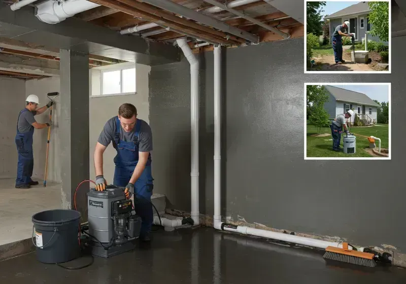 Basement Waterproofing and Flood Prevention process in Midland City, AL